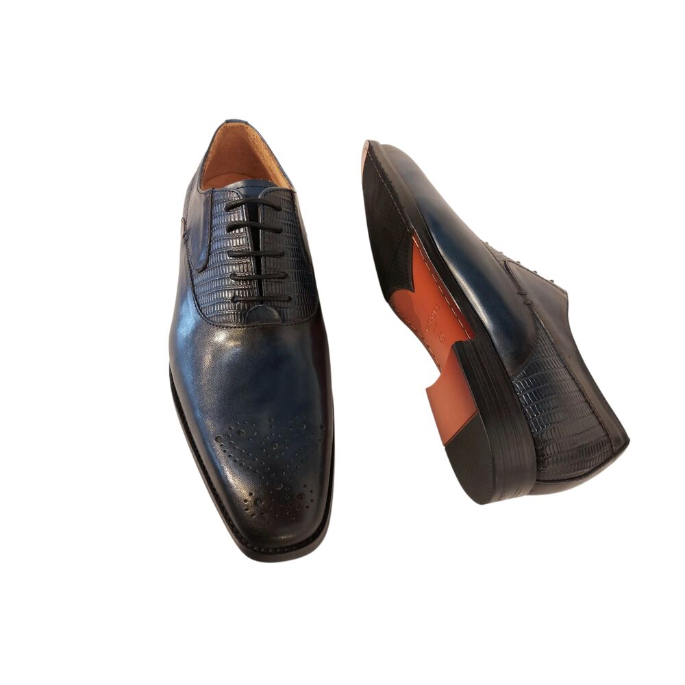 Adventure Nette Schoen Livorno Blue Leer High Soft Insole - 8785342093812