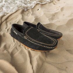 Adventure Instapper Sorrento Blauw Suede Leer High Soft Insole - 8951005742674