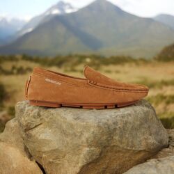 Adventure Instapper Palermo Lichtbruin Suede Leer High Soft Insole - 8951005742599