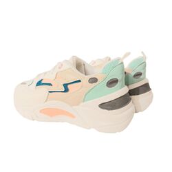 Adventure Sneaker Barcelona Wit Zand Blauw Ademend High Soft Insole - 8951005745385