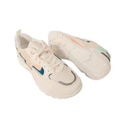 Adventure Sneaker Barcelona Wit Zand Blauw Ademend High Soft Insole - 8951005745385