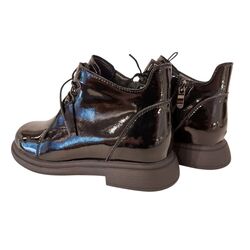 Adventure Shoes Veterboot Birmingham Zwart Lak - 8951005746535