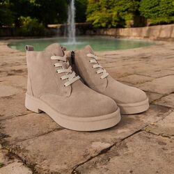 Adventure Shoes Veterboot Cardiff Zand Warm Gevoerd - 8951005746795