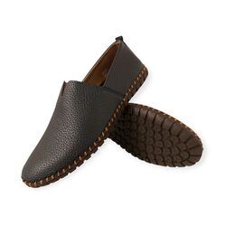 Adventure Instapper San Remo Blauw Leer High Soft Insole - 8785342096387