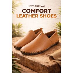 Adventure Instapper San Remo Bruin Leer High Soft Insole - 8785342096479
