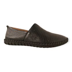 Adventure Instapper Savona Zwart Leer High Soft Insole - 8785342096554