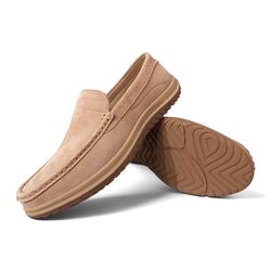 Adventure Instapper Glasgow Lichtbruin Suede Leer High Soft Insole - 8785342097667