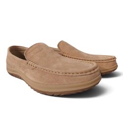 Adventure Instapper Glasgow Lichtbruin Suede Leer High Soft Insole - 8785342097650