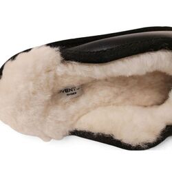 Adventure Shoes Pantoffel Tampere Black Suede 100% Australische Merinowol - 8785342100817