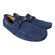 Adventure Instapper Milano Blauw Suede Leer High Soft Insole - 8951005742827