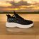 Adventure Sportsneaker Athene Zwart Ademend High Soft Insole - 8951005743596