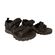 Adventure Sandaal Marseille Zwart High Soft Insole - 8785342095007